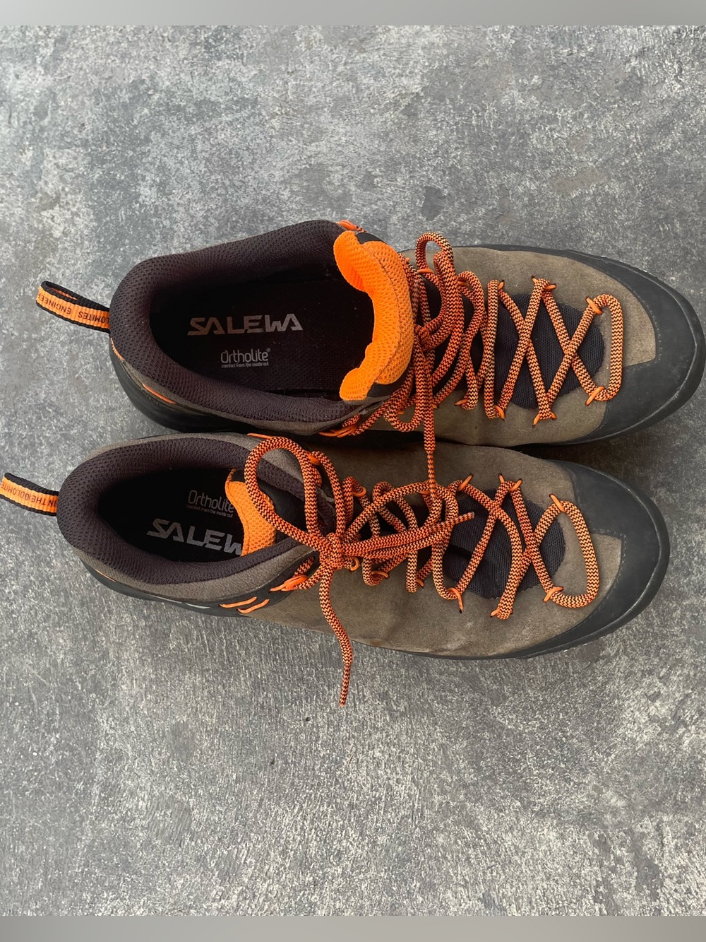 SALEWA Women’s Brown and Orange Approach Shoes